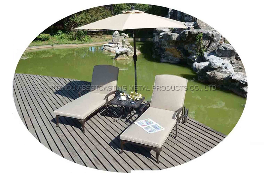 HSJM1008 Classic Chaise longue & 21" Coffee Table